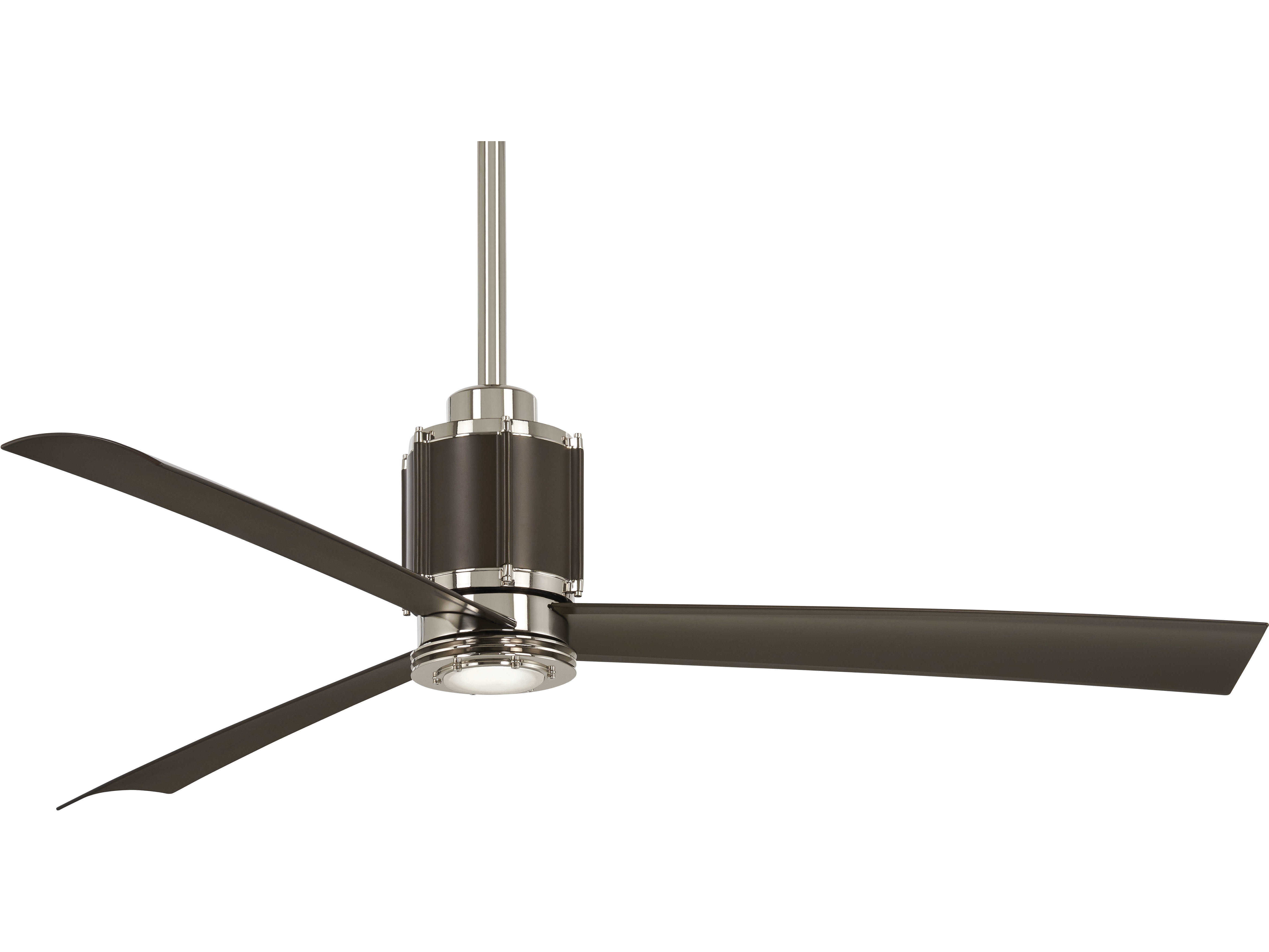 Minka Aire Polished Nickel 54 Wide Led Indoor Ceiling Fan With