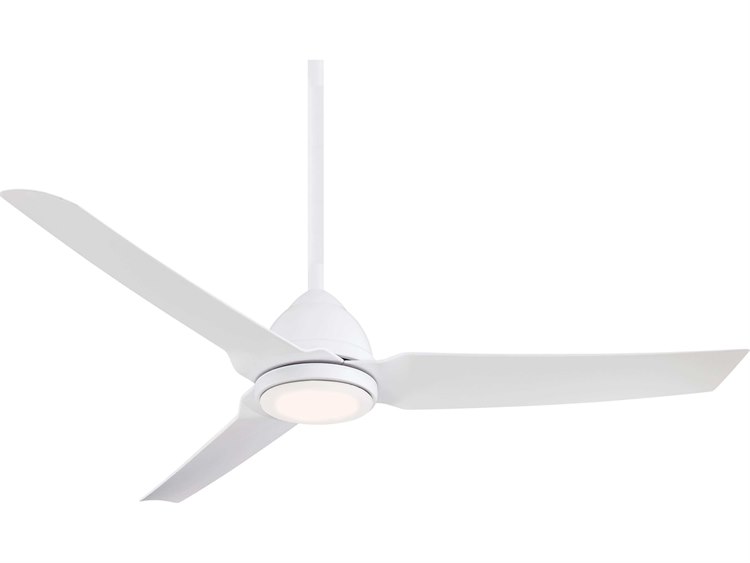 Minka Aire Java Flat White 54 Wide Led Outdoor Ceiling Fan
