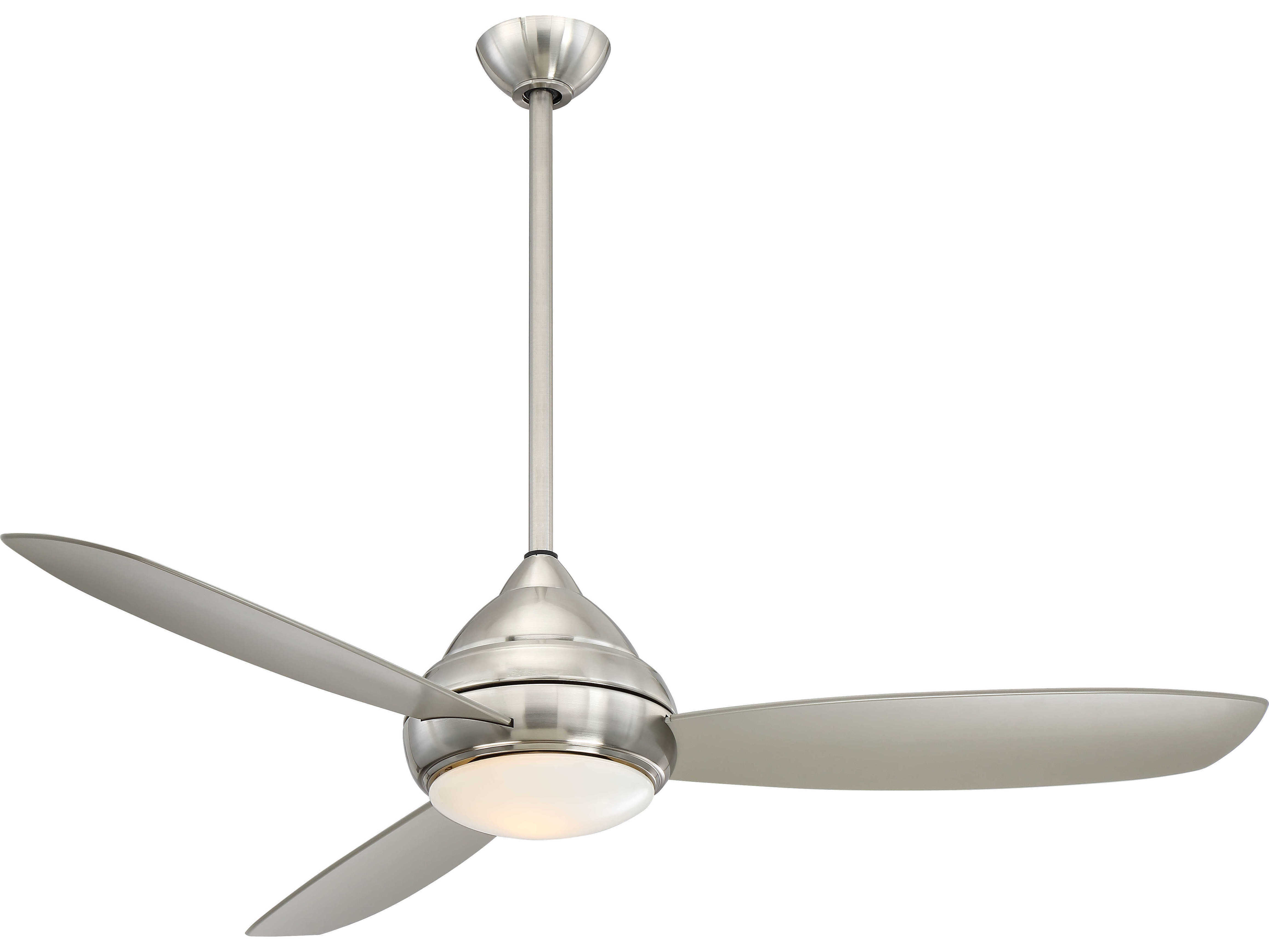 Minka Aire Brushed Nickel Wet 58 Wide Led Outdoor Ceiling Fan
