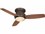 Minka-Aire Pewter 44'' Wide LED Indoor Ceiling Fan with Dark Maple Blades  MKAF593LPW