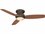 Minka-Aire Pewter 52'' Wide LED Outdoor Ceiling Fan with Dark Maple Blades  MKAF594LPW