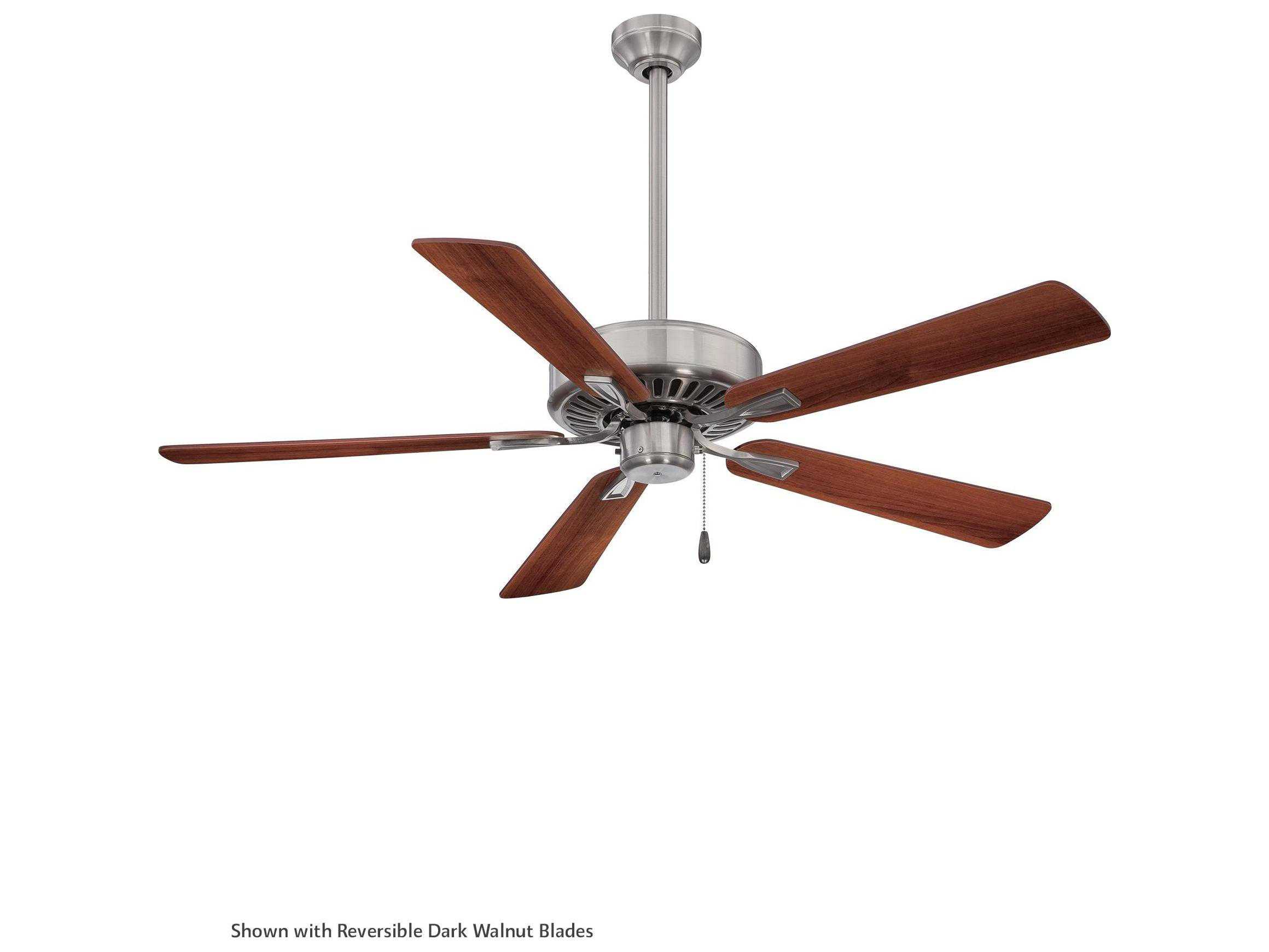 Minka Aire Contractor Plus Brushed Nickel 52 Wide Indoor Ceiling Fan