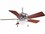 Minka-Aire Supra Brushed Steel One-Light 44'' Wide LED Indoor Ceiling Fan with Silver Blades  MKAF563LSPBS