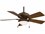 Minka-Aire Supra LED Brushed Steel One-Light 44'' Wide Indoor Ceiling Fan with Dark Walnut Blade  MKAF563LSPBSDW