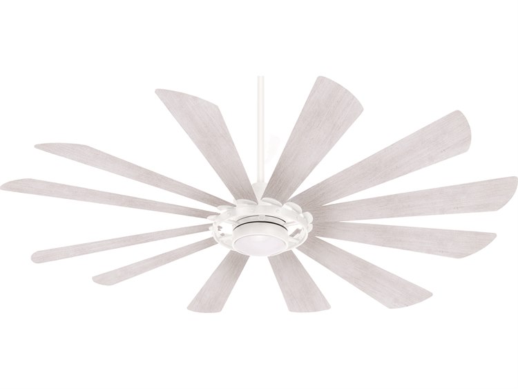 MinkaAire Windmolen 65" LED Outdoor Ceiling Fan MKAF870LBS