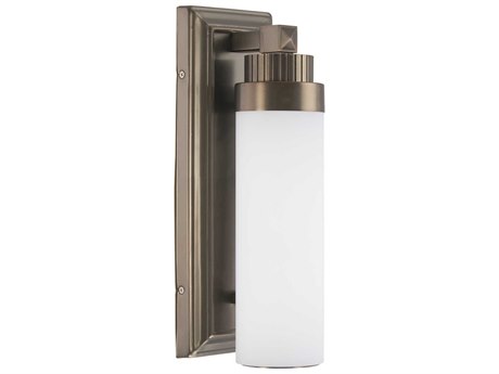 Minka Lavery Accent 1-Light Harvard Court Bronze Glass LED Wall Sconce