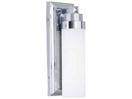 Minka Lavery Accent 1-Light Chrome Glass LED Wall Sconce