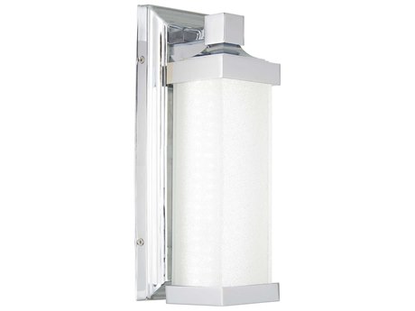 Minka Lavery Accent 1-Light Chrome Glass LED Wall Sconce
