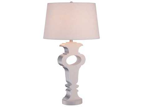 Minka Lavery Cream with Silver Leaf HightLights Buffet Lamp