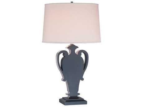 Minka Lavery Ocean Blue with Silver Leaf HightLights Buffet Lamp