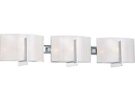 Minka Lavery Clarte 3-Light Chrome Glass Vanity Light