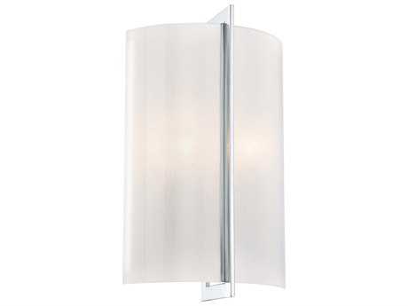 Minka Lavery Clarte 2-Light Chrome Glass Wall Sconce