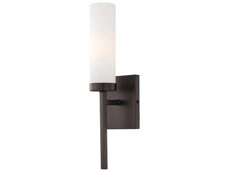 Minka Lavery Compositions Copper Bronze Patina Glass Wall Sconce