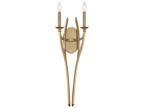 Minka Lavery Covent Park 2-Light Brushed Honey Gold Wall Sconce