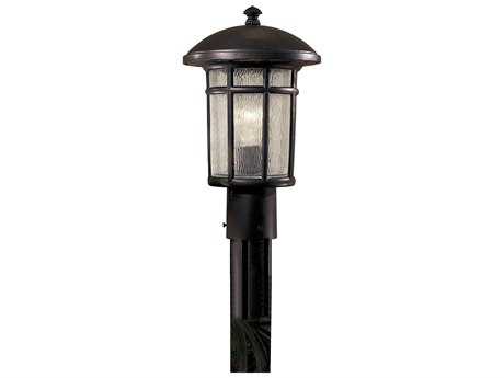 Minka Lavery Cranston Glass Outdoor Post Light