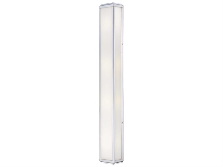 Minka Lavery Daventry Polished Nickel Glass Vanity Light