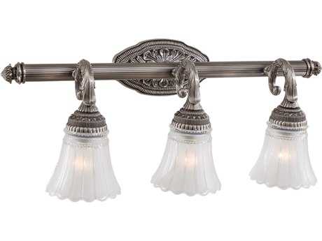 Minka Lavery Europa 25" Wide Brushed Nickel Glass Vanity Light