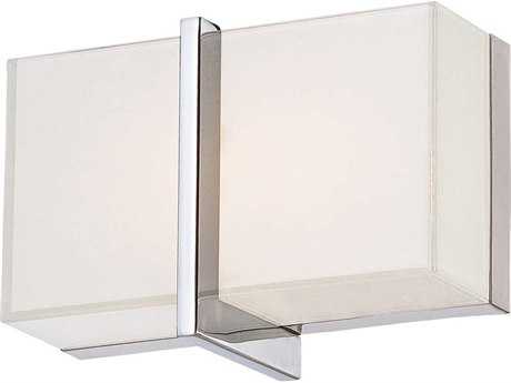 Minka Lavery High Rise Chrome Glass LED Wall Sconce