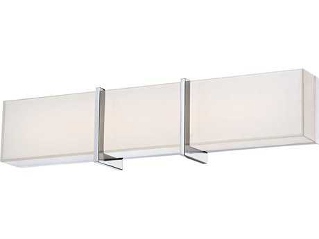 Minka Lavery High Rise 24" Wide 1-Light Chrome Glass LED Vanity Light