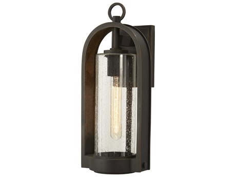Minka Lavery Kamstra Oil Rubbed Bronze / Gold 1 - Light Outdoor Wall Light