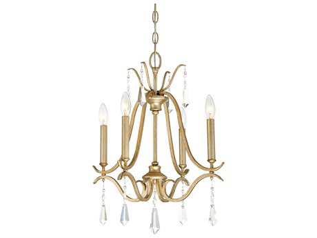 Minka Lavery Laurel Estate 4-Light Brio Gold Candelabra Chandelier