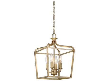 Minka Lavery Laurel Estate 4-Light Brio Gold Candelabra Chandelier