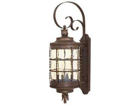 Minka Lavery Mallorca Spanish Iron Glass Outdoor Ceiling Light | MGO8889A39