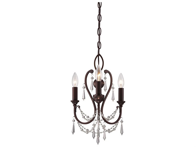 Minka Lavery 3-Light Vintage Bronze Candelabra Chandelier