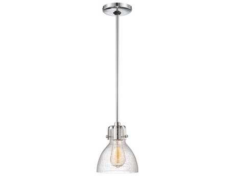 Minka Lavery 1-Light Chrome Glass Bowl Linear Mini Pendant