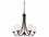 Minka Lavery Overland Park 26" Wide 5-Light Brushed Nickel Glass Bell Chandelier  MGO496584