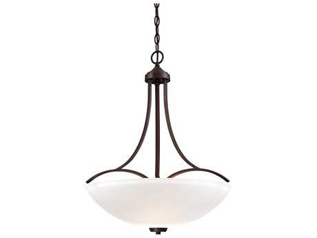 Minka Lavery Overland Park 3-Light Vintage Bronze Bowl Pendant
