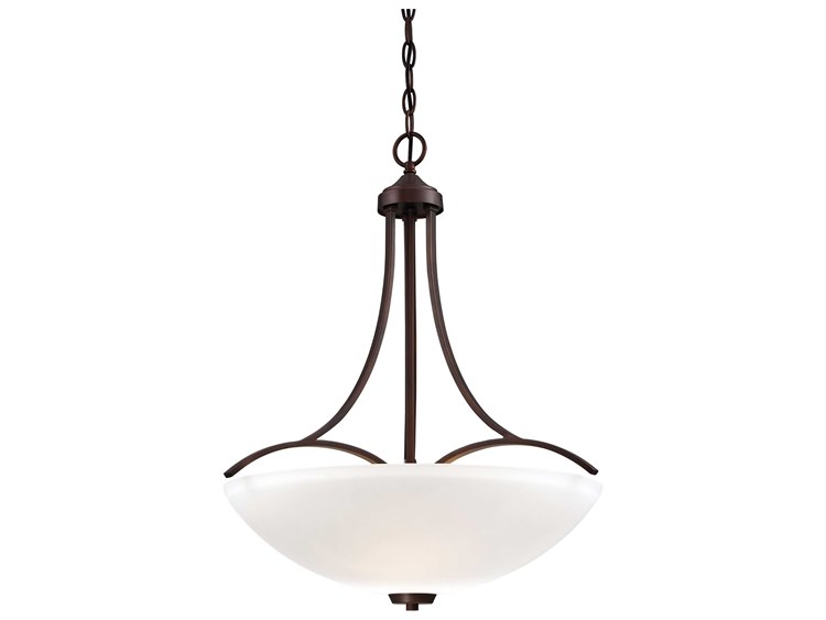 Minka Lavery Overland Park 3-Light Vintage Bronze Bowl Pendant