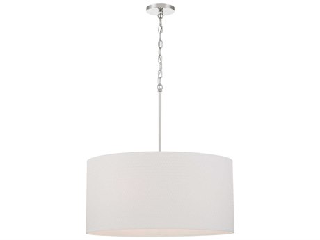 Minka Lavery Palmetto 6-Light Polished Nickel Drum Pendant