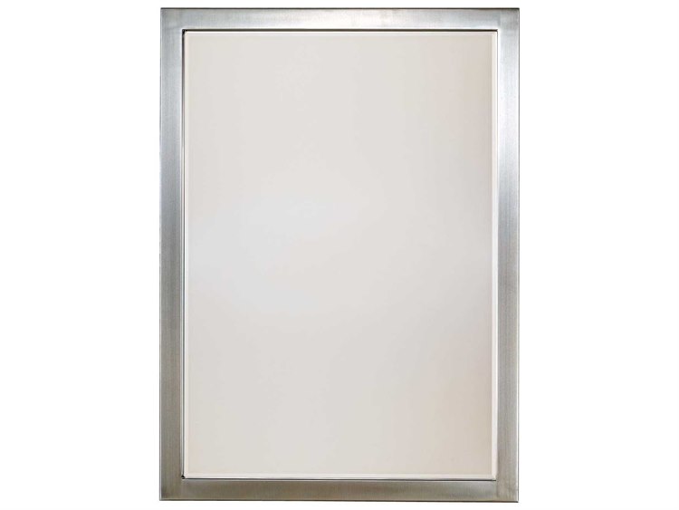 Minka Lavery Paradox Brushed Nickel Rectangular Wall Mirror