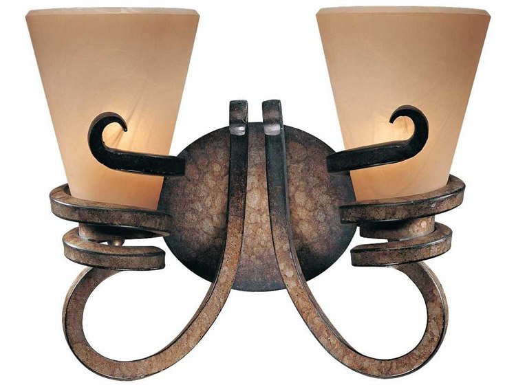 Minka Lavery Tofino Bronze Glass Vanity Light
