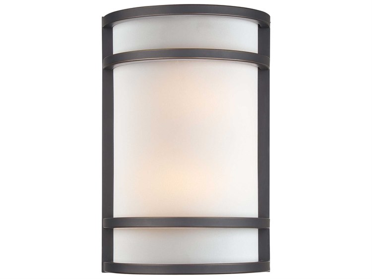 Minka Lavery Dark Restoration Bronze Glass Wall Sconce