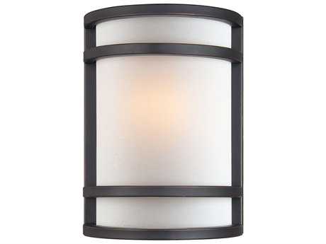 Minka Lavery Dark Restoration Bronze Glass LED Wall Sconce