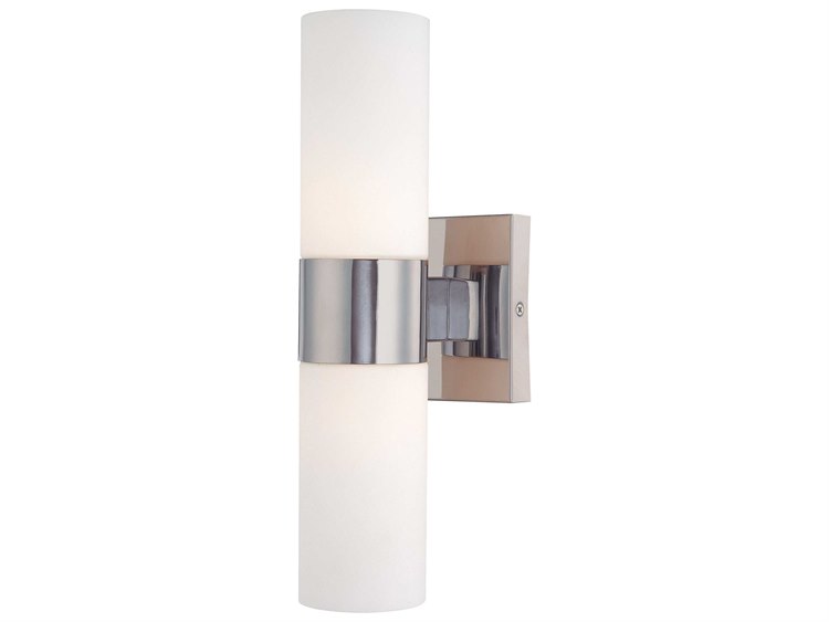 Minka Lavery Chrome Glass Wall Sconce