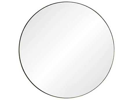 Mirror Home Burnished Brass Round Wall Mirror