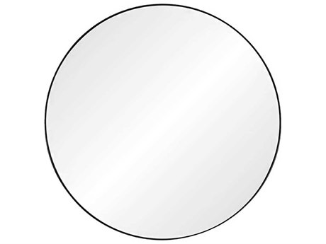 Mirror Home Black Nickel Round Wall Mirror