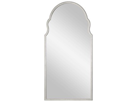 Mirror Home Bunny Williams Distressed Silver Leaf Wall Mirror