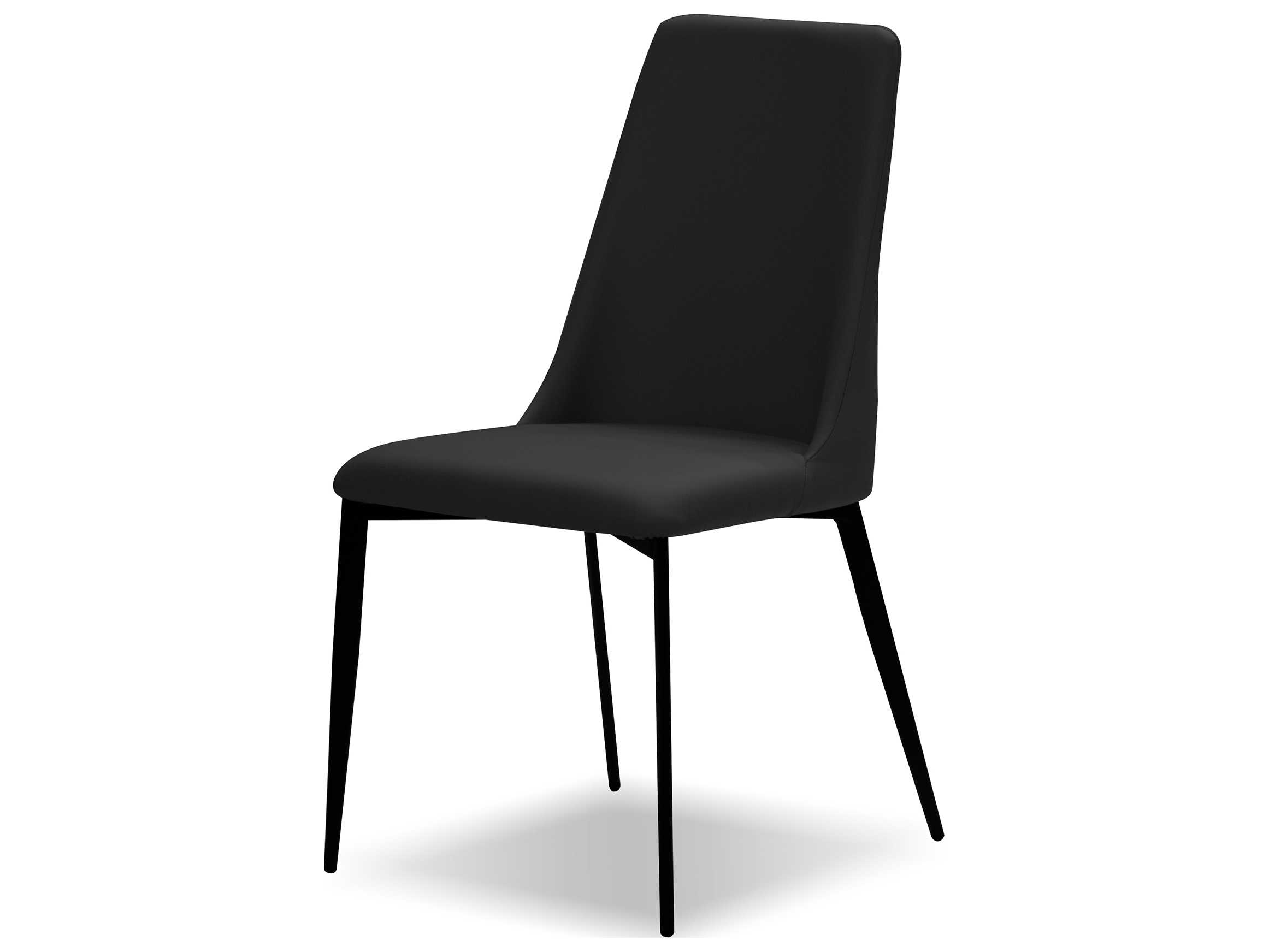 black matte dining chairs