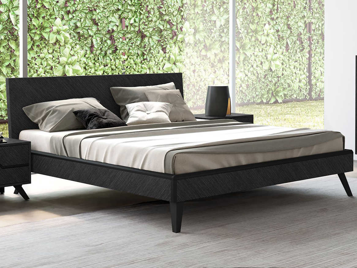 Modloft Rivington Gray Oak California King Platform Bed | MOLDETRI014849CK