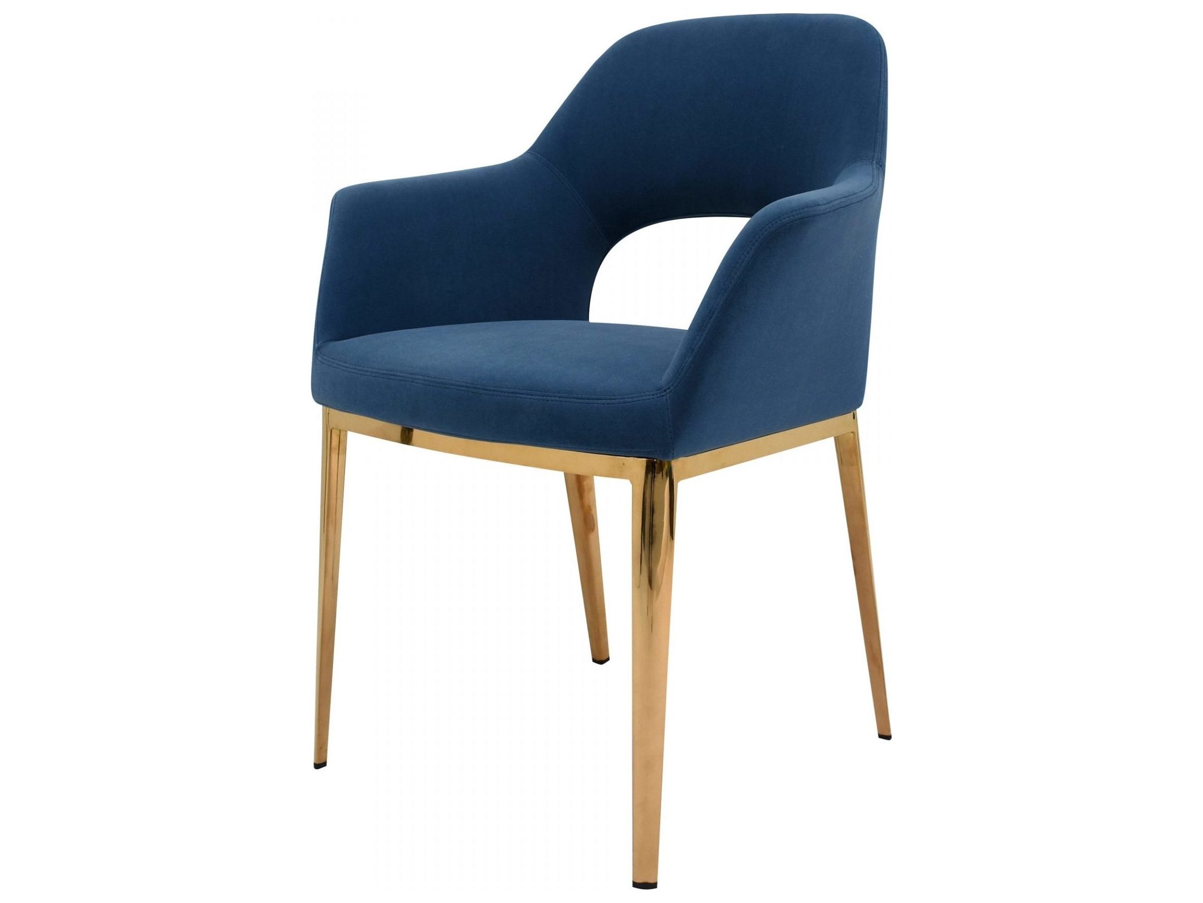 Moe's Home Collection Light Blue Arm Dining Chair MEEJ103545