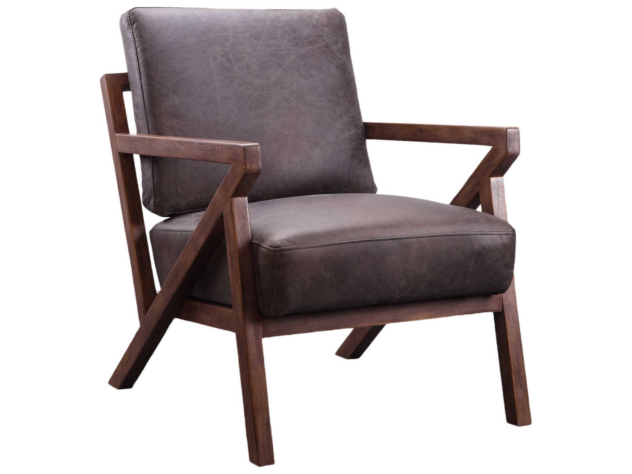 Moe's Home Drexel Leather Accent Chair MEPK108447