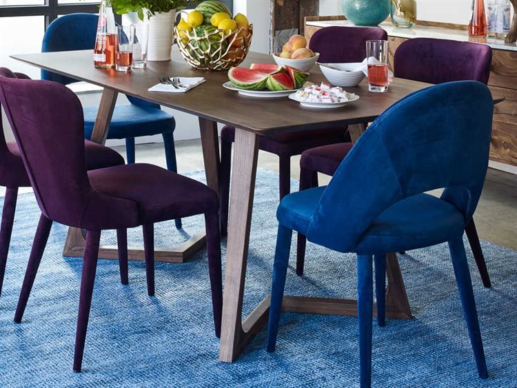 Moe's Home Collection Godenza 71 x 35 Rectangular Walnut Dining Table