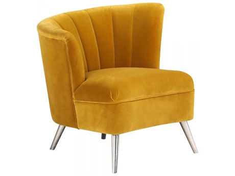 yellow accent chair