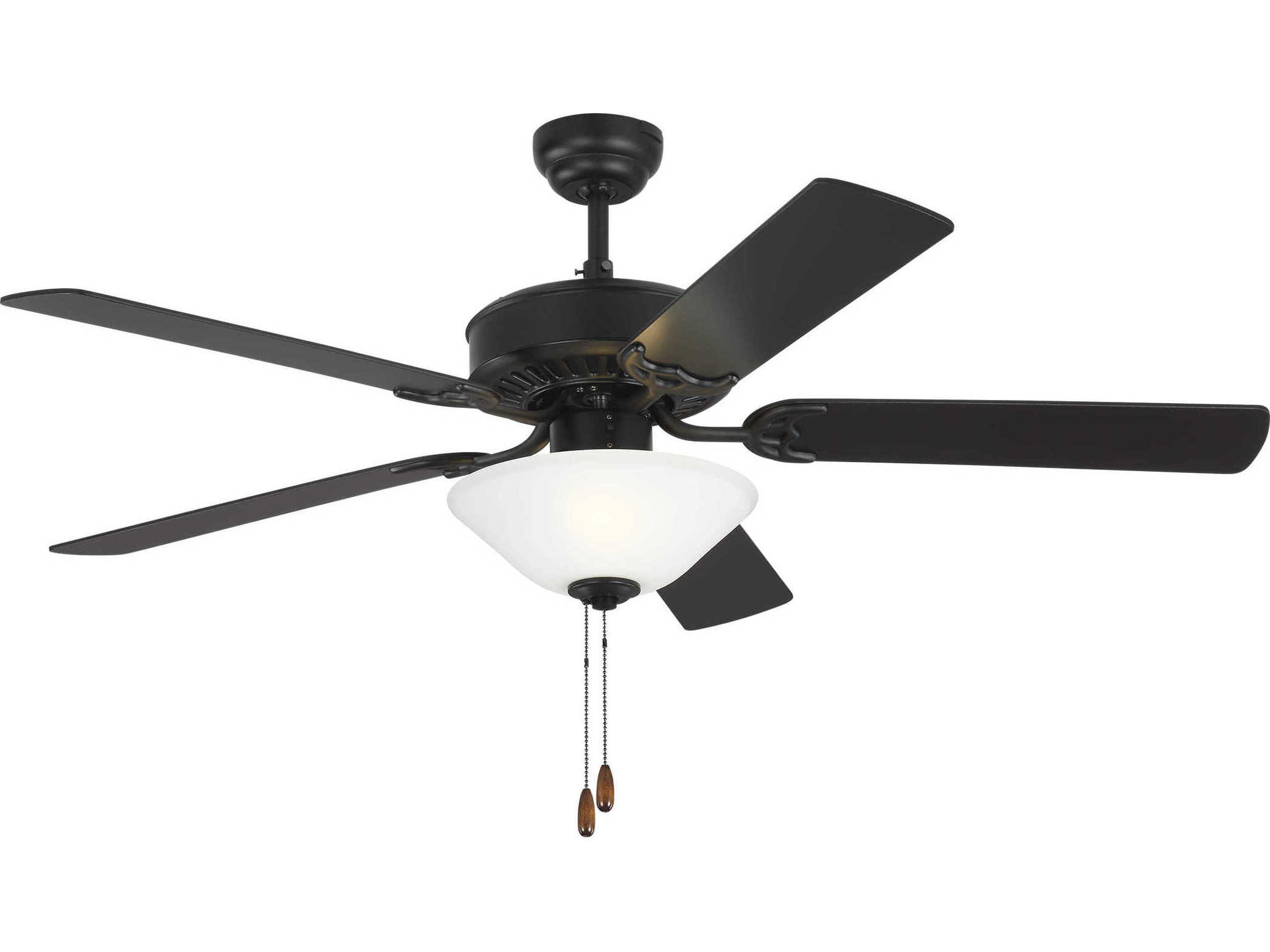Monte Carlo Fans Haven 52 Led 2 Matte Black Indoor Ceiling Fan