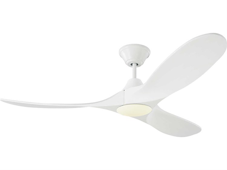 Monte Carlo Fans Maverick Ii Led Matte White Indoor Ceiling Fan