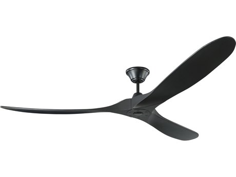 Monte Carlo Fans Maverick Max Matte Black 70 Wide Indoor